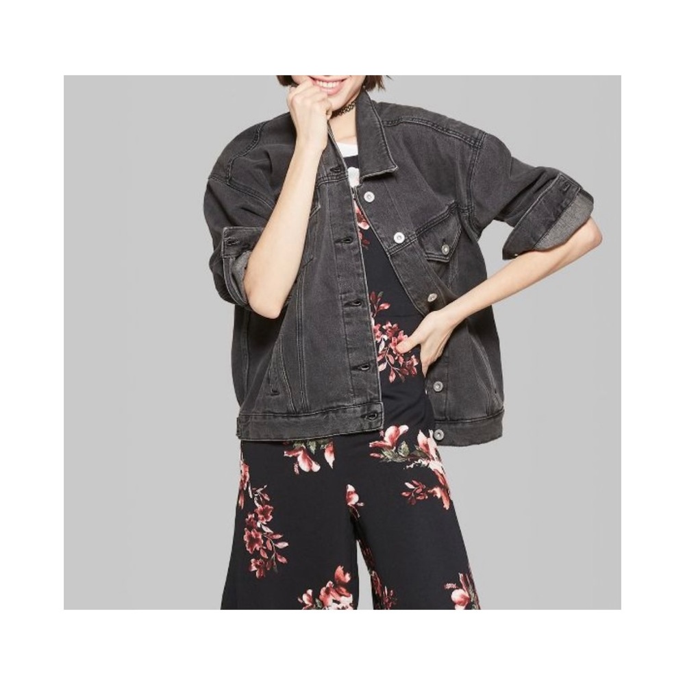 Wild Fable Black Jean Jacket